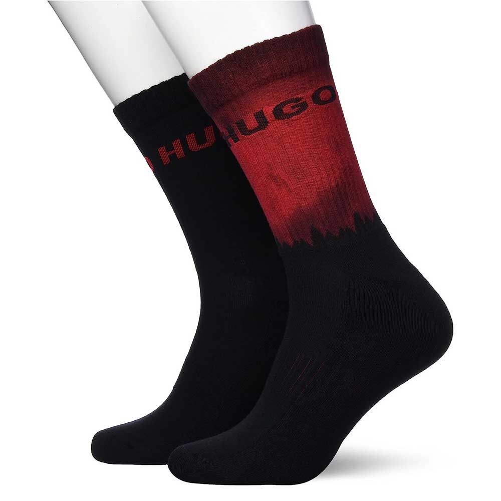 

Носки HUGO QS Rib Tie Dye CC 10251166 2 шт, черный