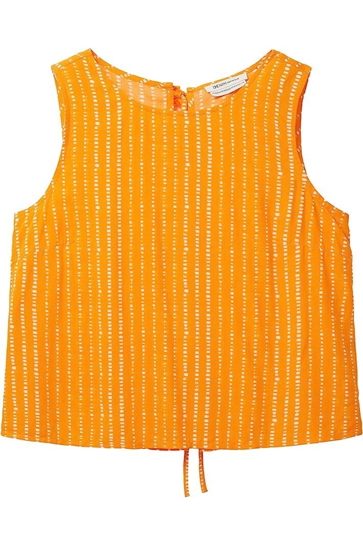 Блуза - Оранжевый - Классический крой Tom Tailor Denim куртка оранжевый классический крой tom tailor denim оранжевый