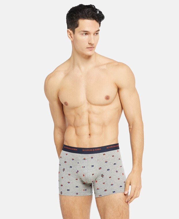 

Боксеры, комплект из 4 шт. Scotch & Soda, темно-синий