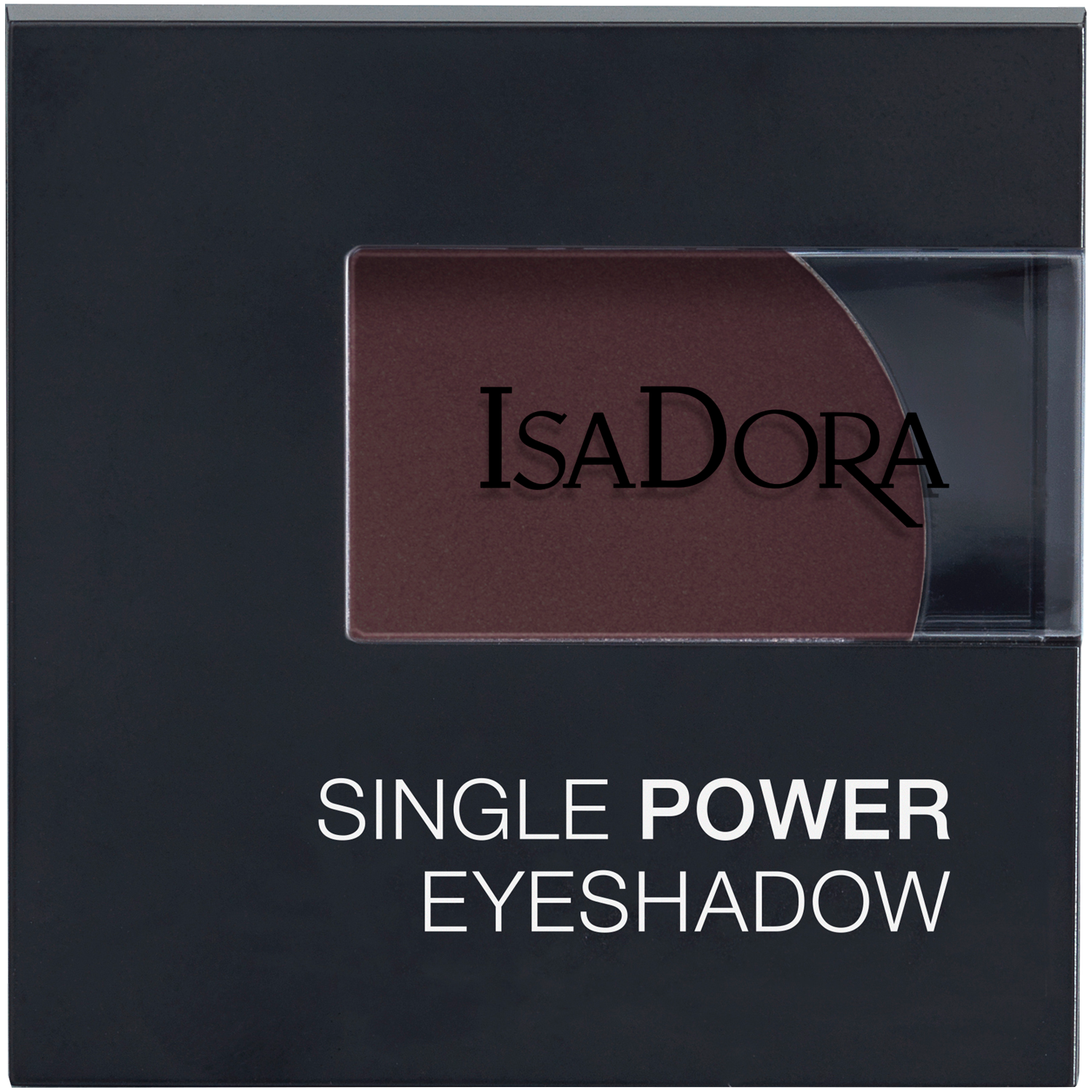 Матовые тени для век 04 черная слива Isadora Single Power, 2,2 гр