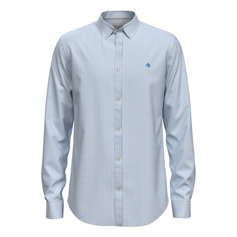 

Рубашка Scotch & Soda Essential Poplin, синий