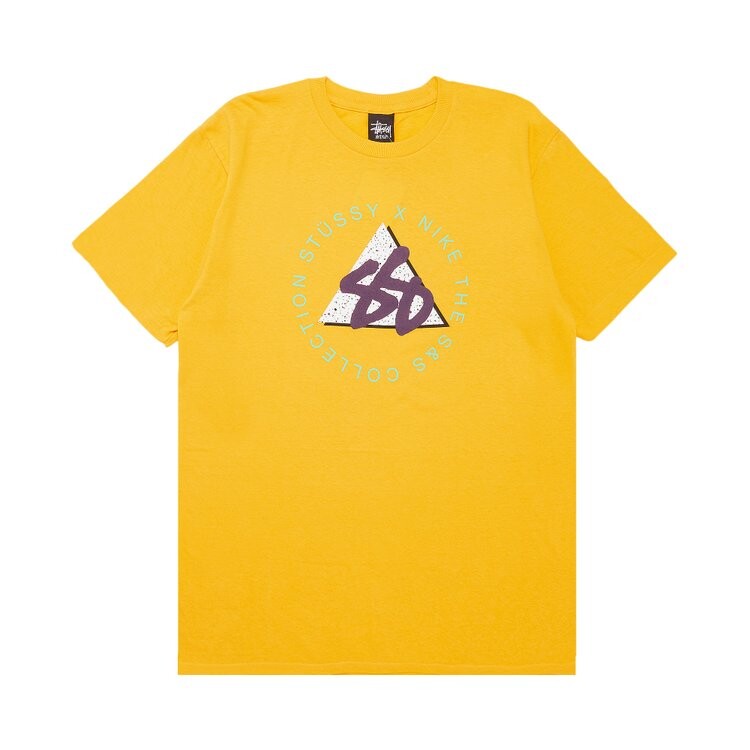

Футболка Stussy x Nike SS 'Yellow', желтый
