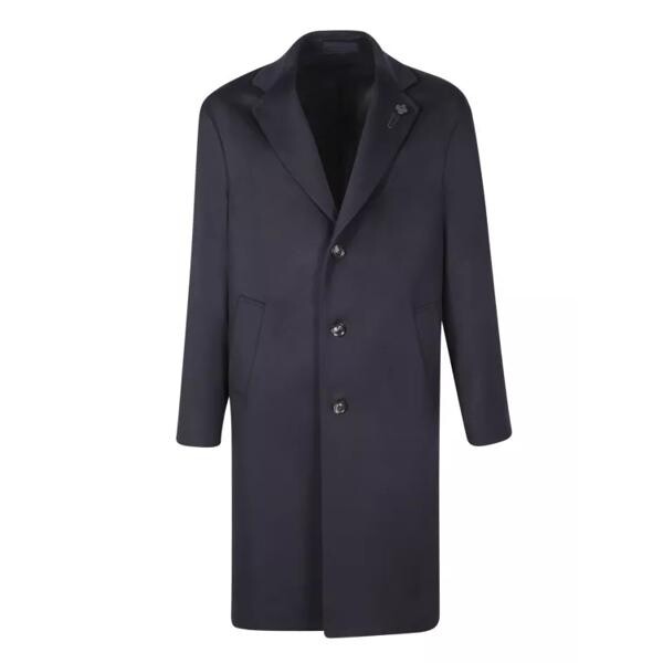 

Куртка black wool coat Lardini, черный