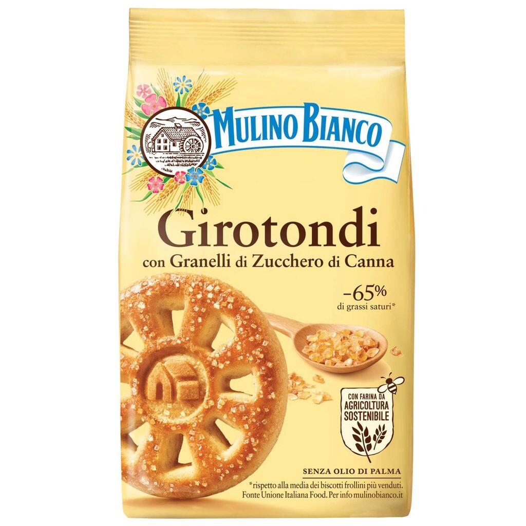 

MULINO BIANCO Girotondi - печенье песочное с сахаром 350г х 12 уп. sarcia.eu