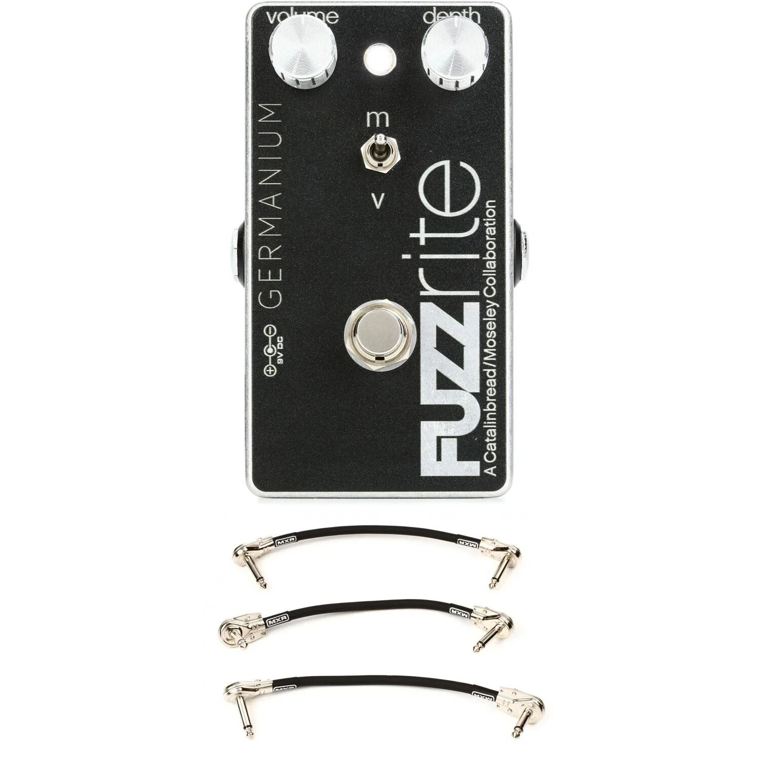 

Германиевая педаль Catalinbread Fuzzrite Fuzz с 3 патч-кабелями