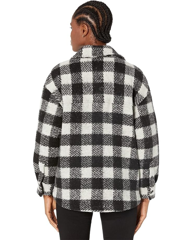 

Куртка AllSaints Fenix Check Jacket, черный/белый