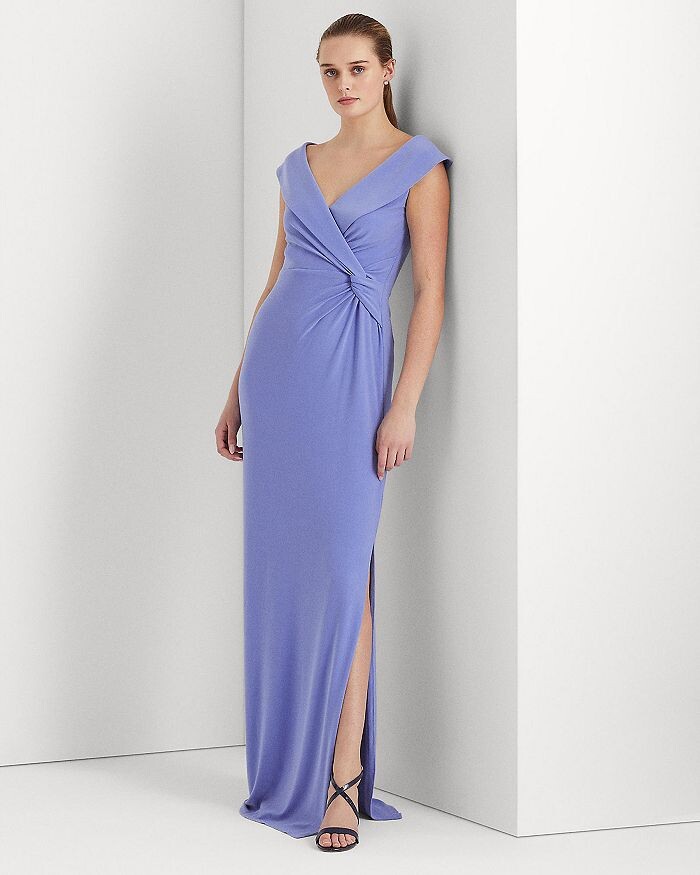 

Трикотажное платье с открытыми плечами Ralph Lauren