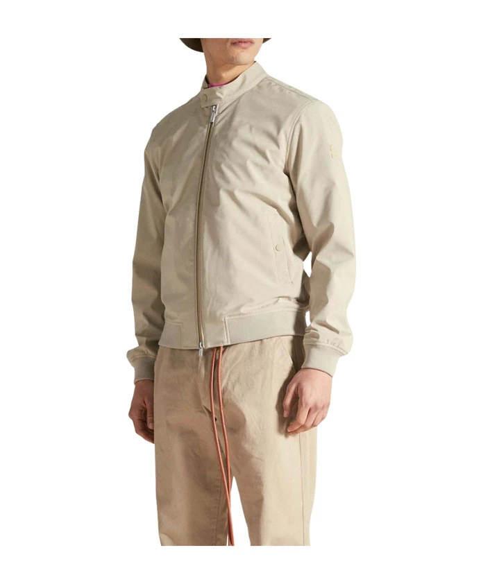 

Бомбер из водонепроницаемого дышащего материала Softshell Ciesse Piumini, бежевый