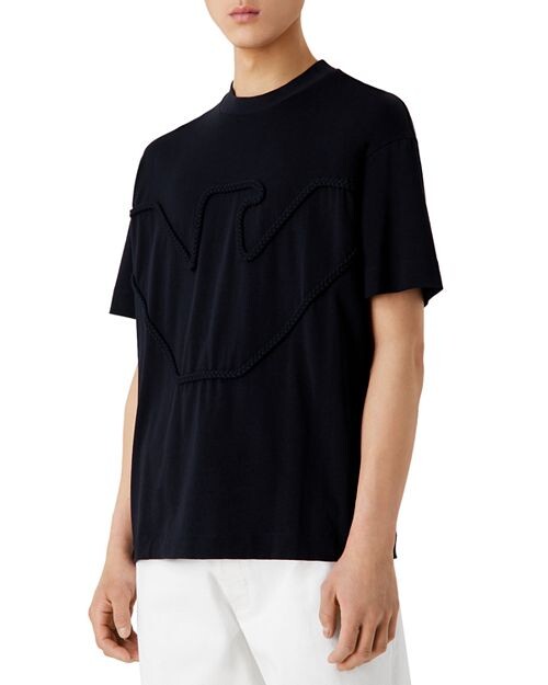 

Футболка с круглым вырезом Emporio Armani, цвет Blue