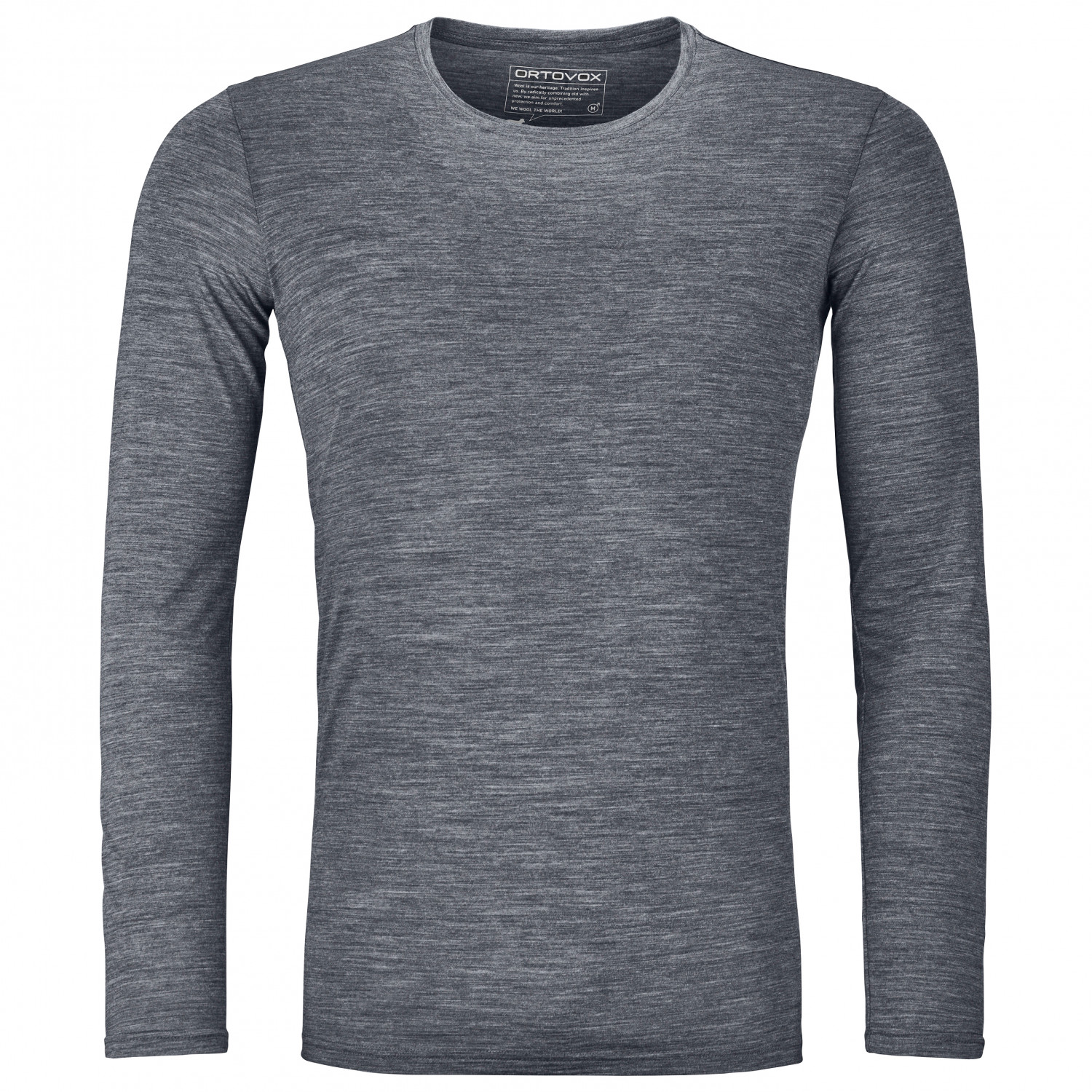 Рубашка из мериноса Ortovox 150 Cool Clean L/S, цвет Black Steel Blend
