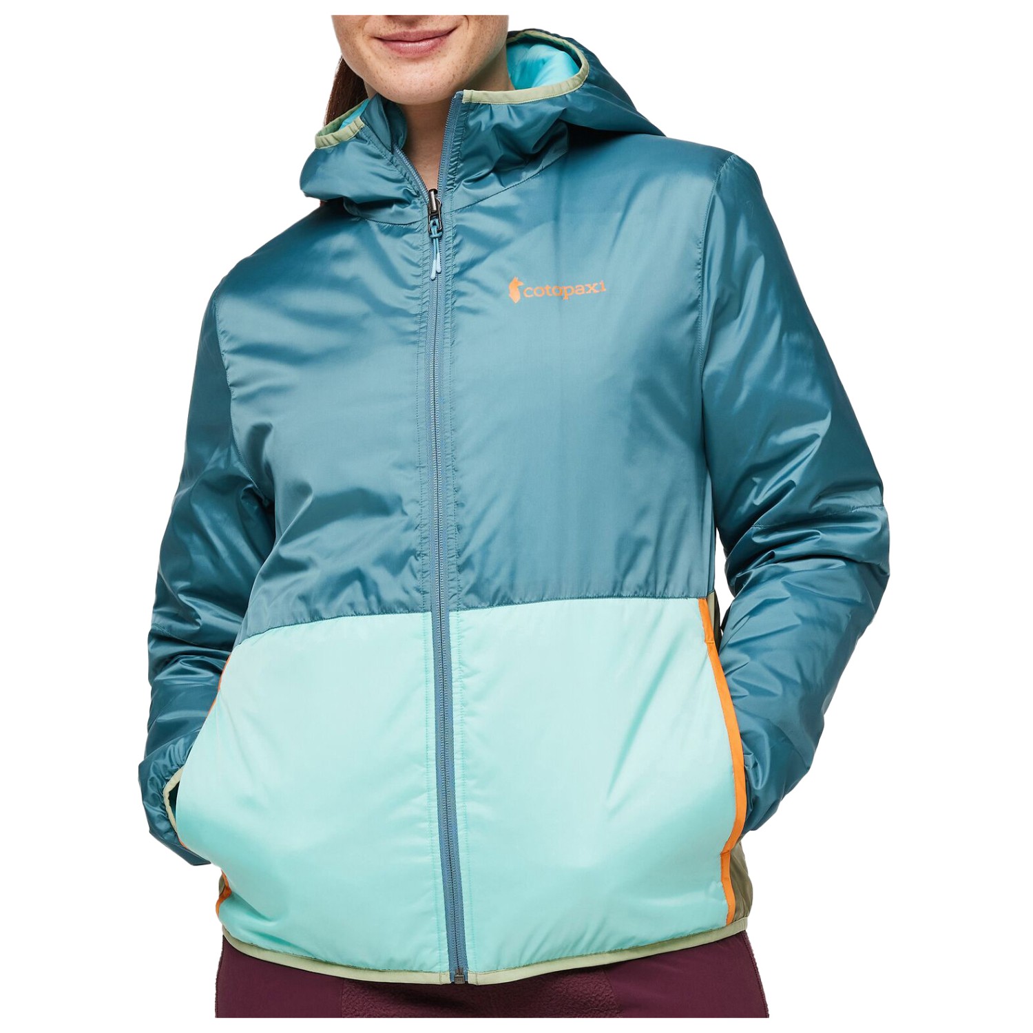 

Куртка из синтетического волокна Cotopaxi Women's Teca Calido Hooded, цвет Blue Algae