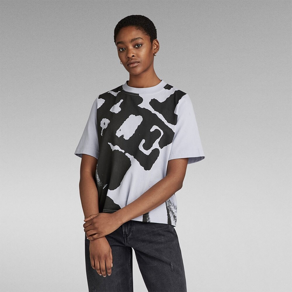 

Футболка G-Star Lookbook Print Boxy, синий