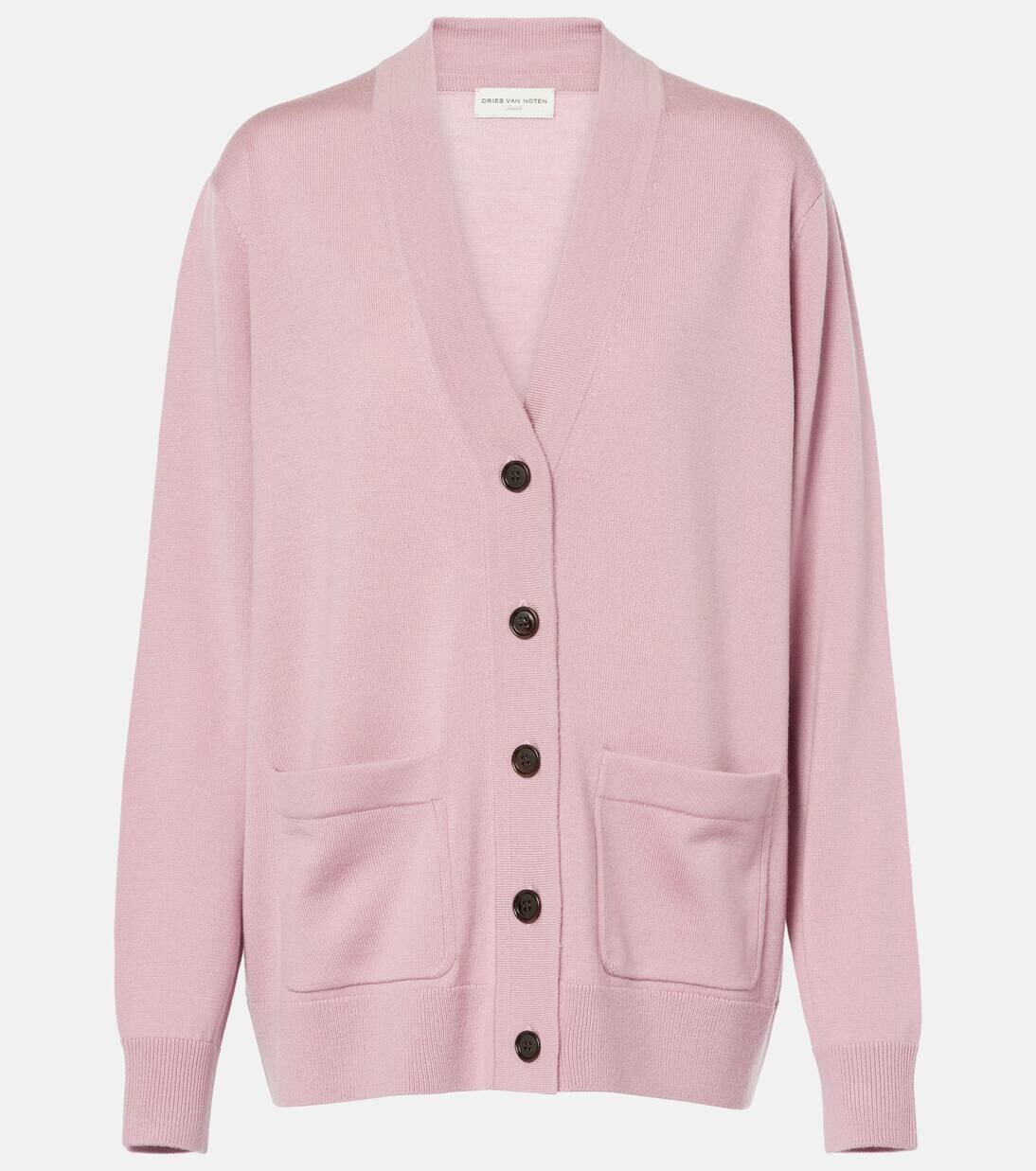 

Шерстяной кардиган Dries Van Noten, розовый