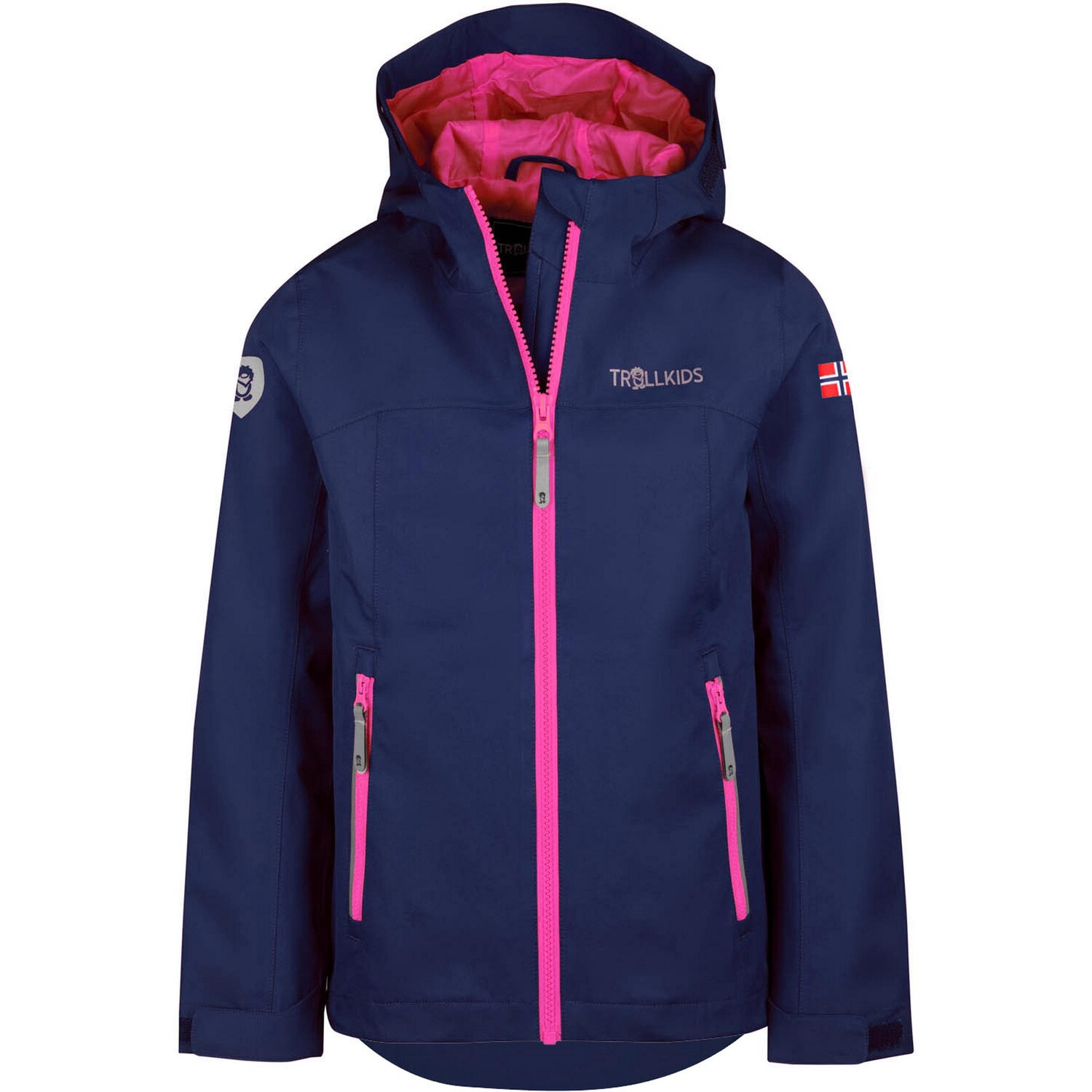 

Функциональная куртка Trollkids Regenjacke Telemark, цвет navy magenta