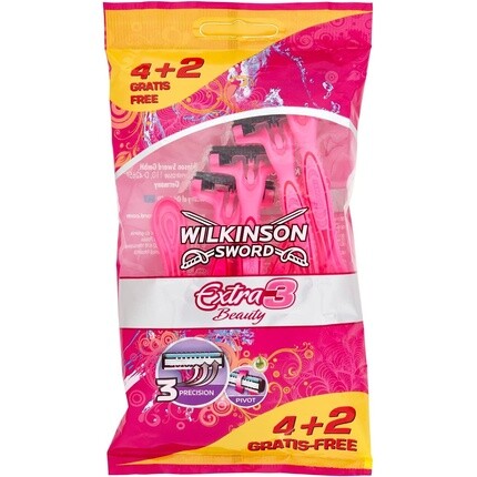 

Женская одноразовая бритва Extra 3 Beauty, 4 упаковки, Wilkinson Sword