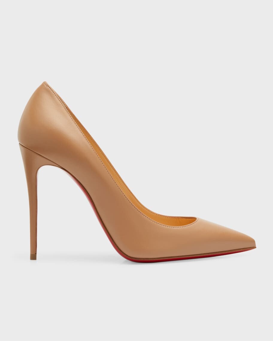 

Туфли-лодочки Kate 100 мм с красной подошвой Napa Christian Louboutin