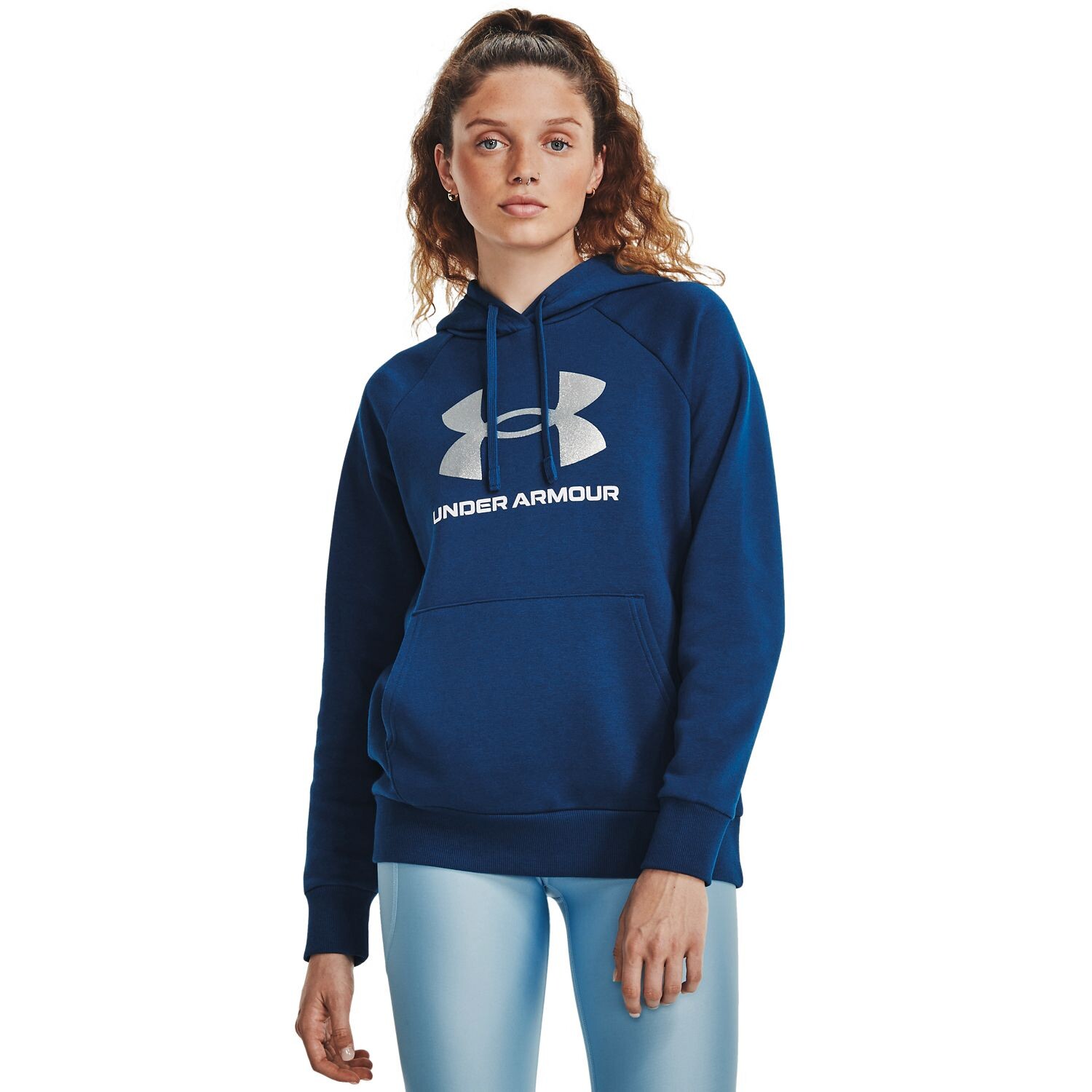 

Женская флисовая толстовка с большим блестящим логотипом Under Armour Rival Under Armour