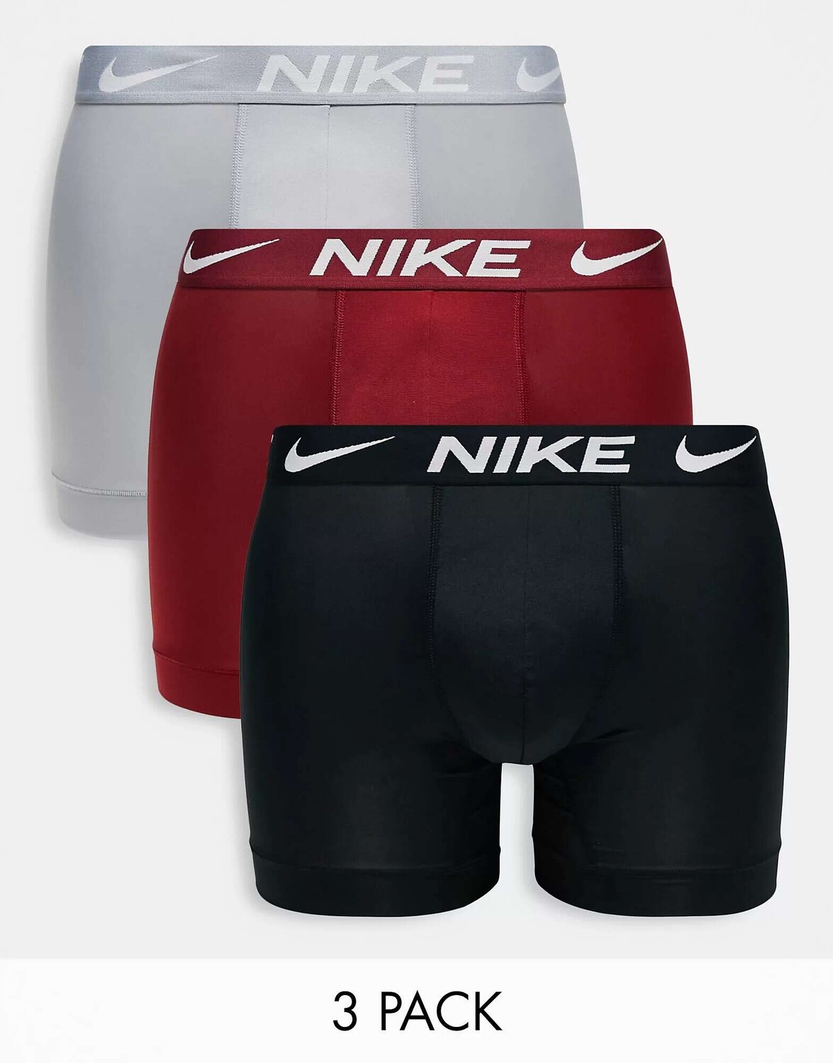 

Набор 3 трусов из микрофибры Nike Dri-Fit черного цвета