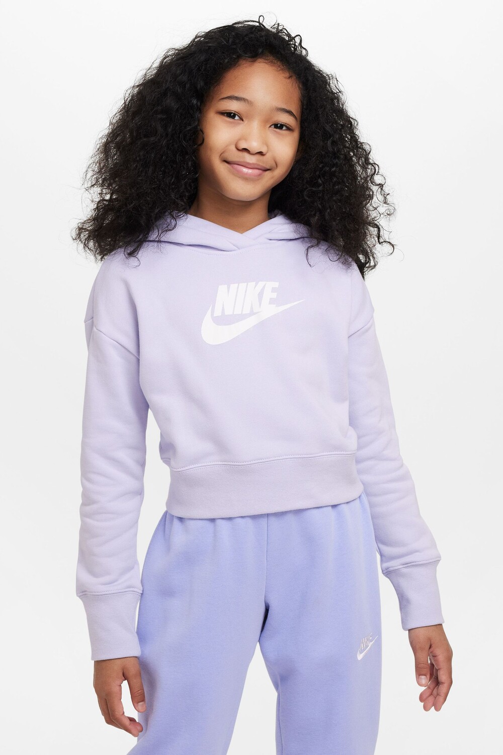 

Короткая толстовка Nike, фиолетовый