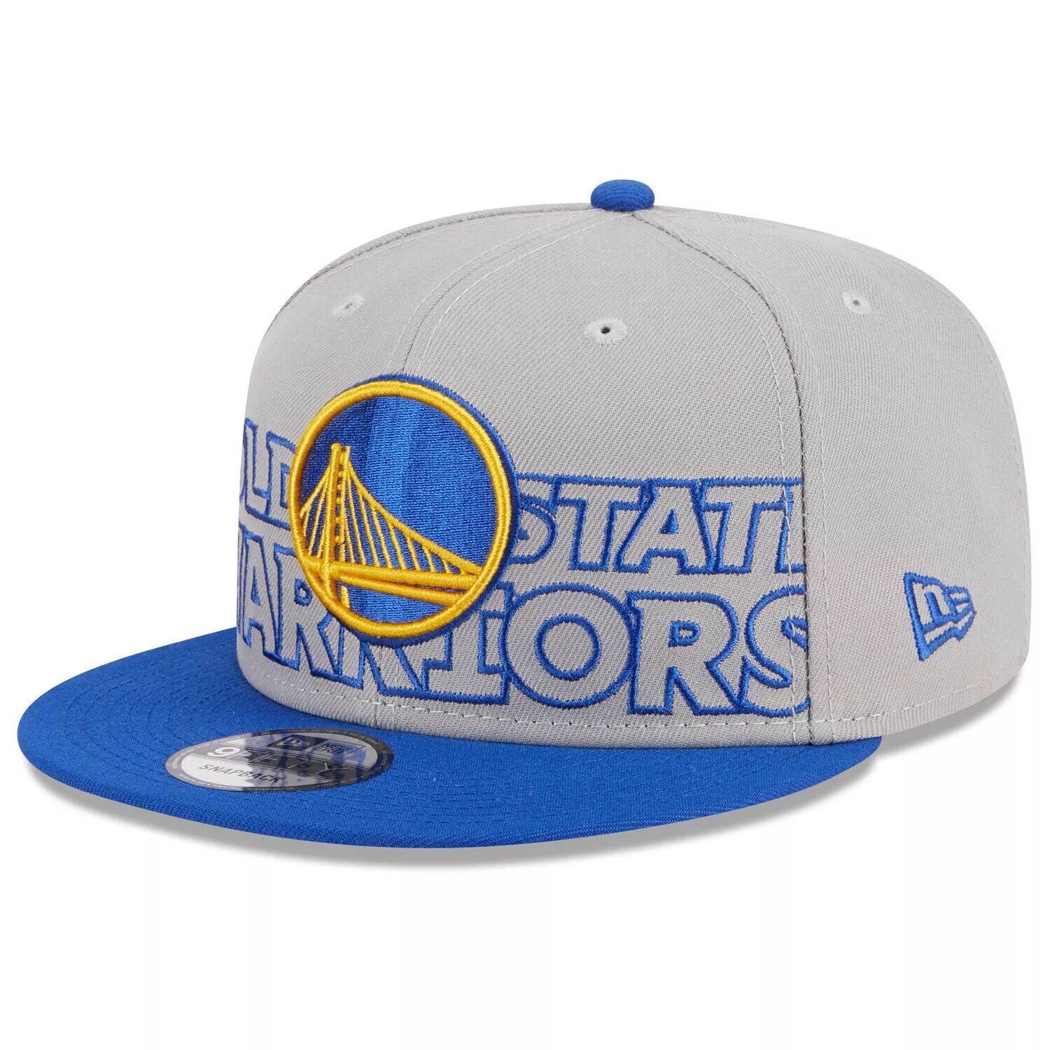 

Мужская двухцветная бейсболка New Era Grey/Royal Golden State Warriors NBA Draft 2023 9FIFTY