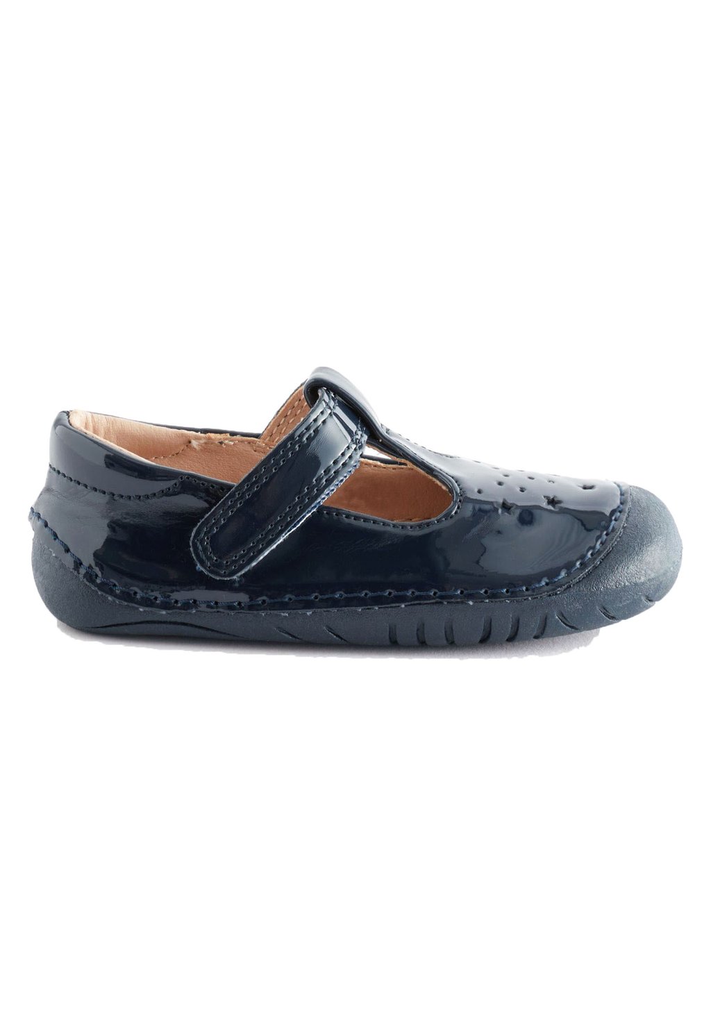 Обувь для ползания CRAWLER T BAR WIDE FIT G Next, цвет navy blue patent