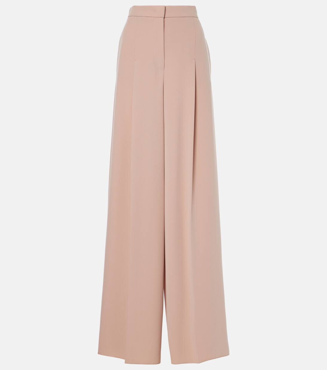 

Широкие брюки из кади Lino Max Mara, цвет cipria