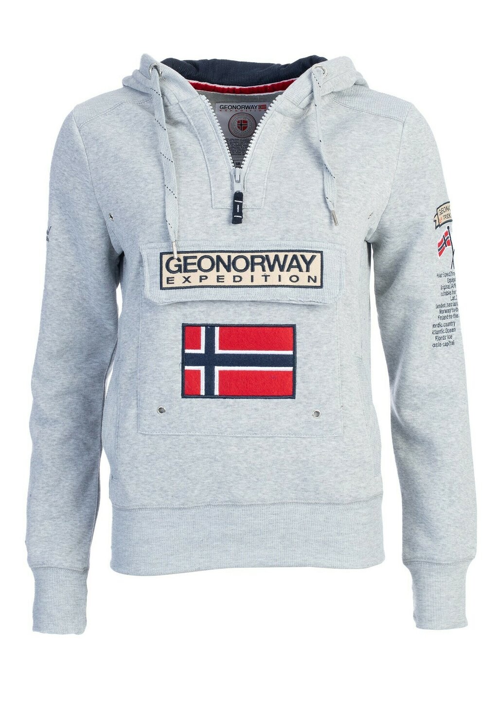 

Толстовка Geo Norway, цвет light grey