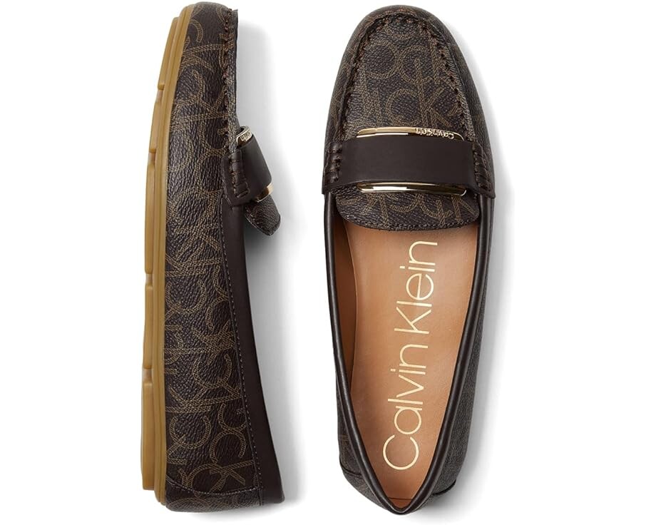 

Лоферы Calvin Klein Leonie, цвет Espresso Logo