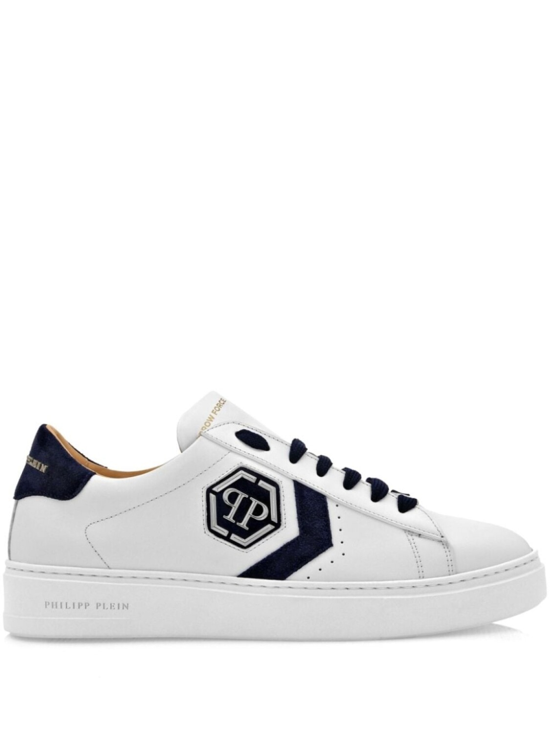 

Philipp Plein кроссовки кожаные Lo-Top, белый