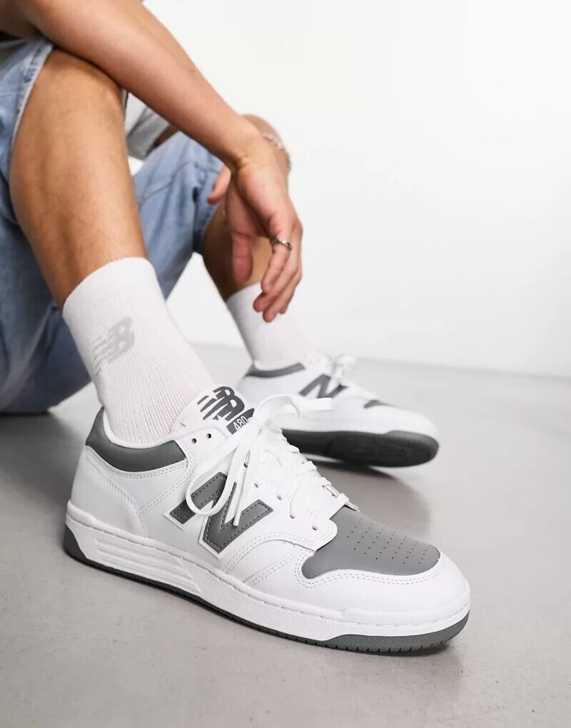 

Бело-серые кроссовки New Balance 480