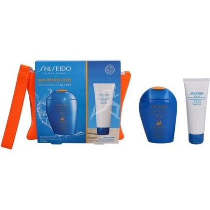 

Shiseido Expert Солнцезащитный лосьон для лица и тела Spf50+, набор 225 мл