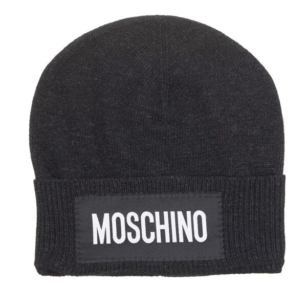 

Бейсболка beanie Moschino, черный