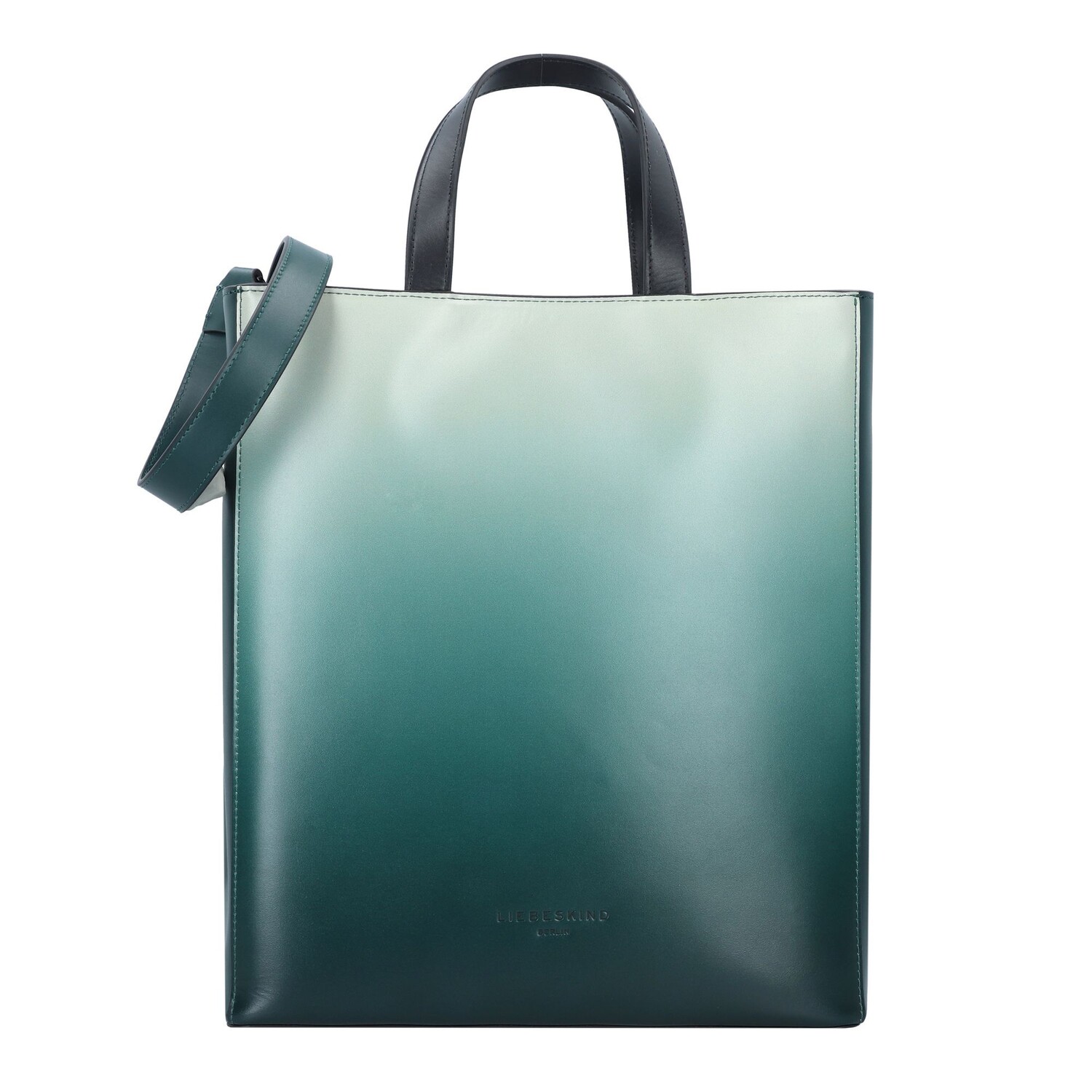 

Сумка LIEBESKIND BERLIN Paper Bag Handtasche Leder 30 cm, цвет mystic river
