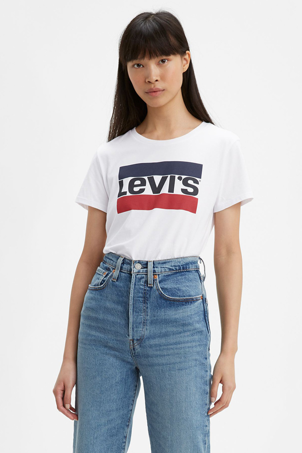 

Levis Идеальный логотип спортивной одежды Levi's, белый