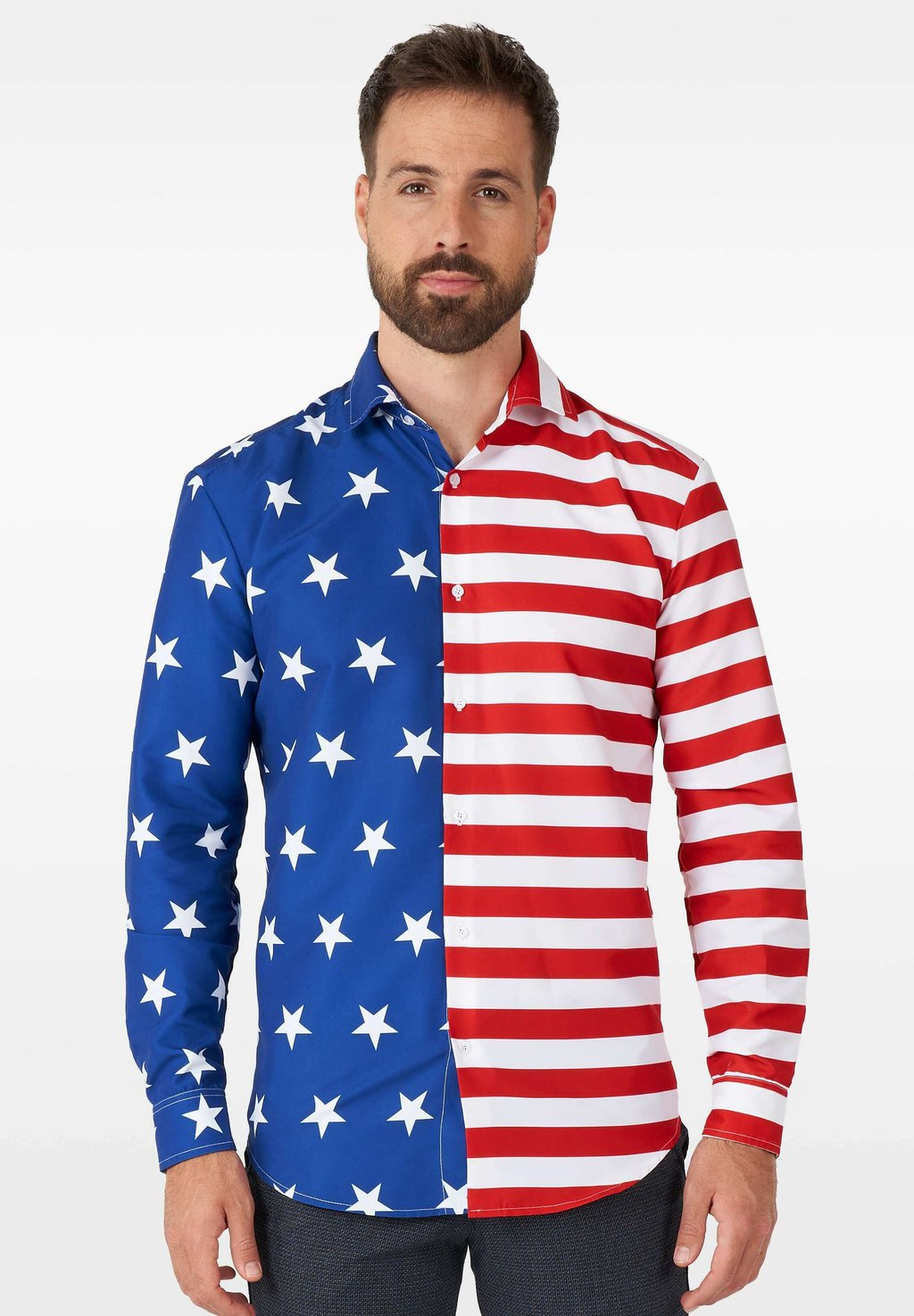 

Рубашка Usa Flag Suitmeister, цвет red/blue