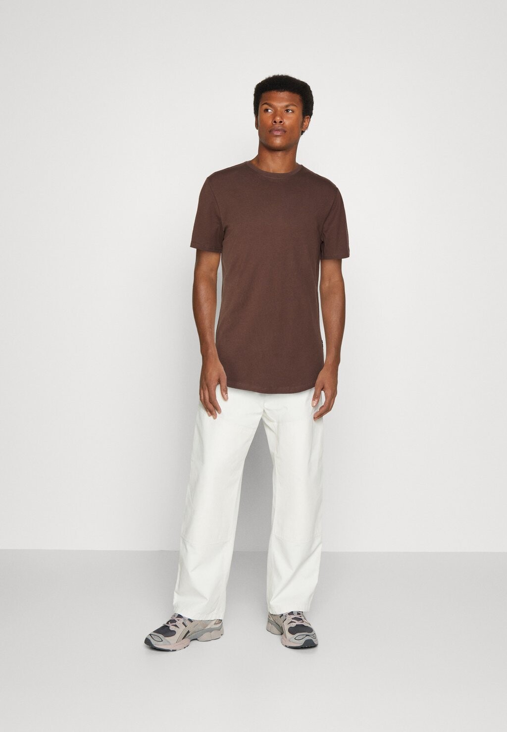 

базовая футболка ONSMATT LONGY TEE Only & Sons, горячая помадка