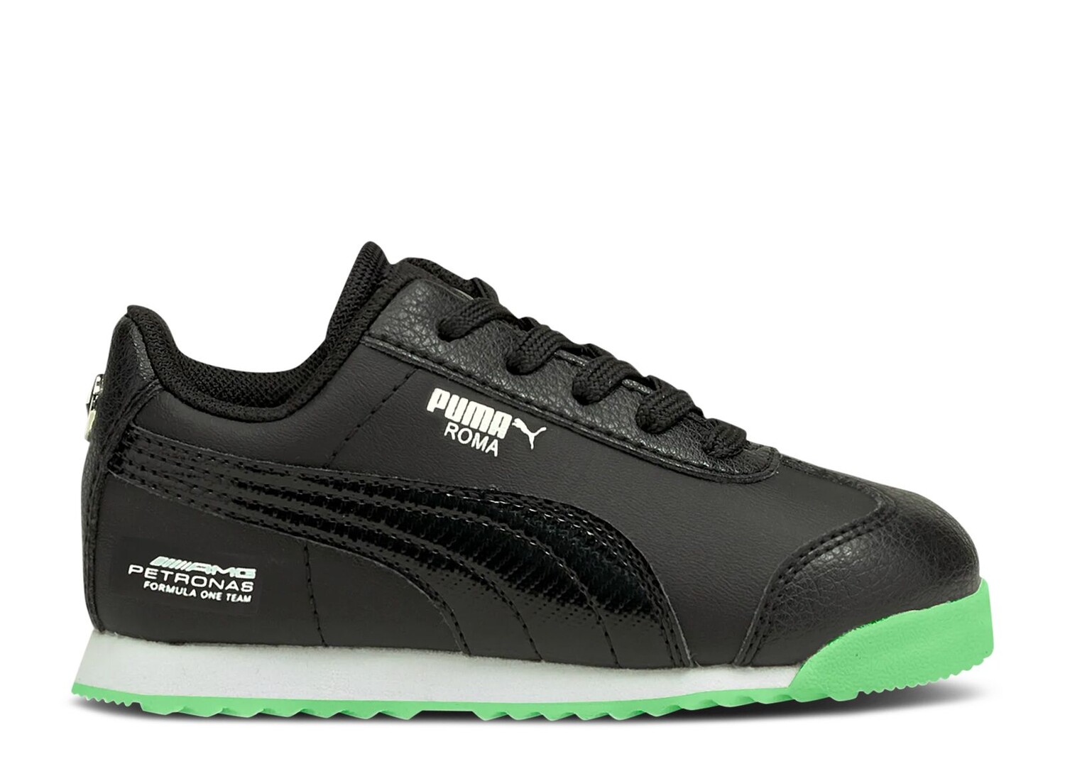 Кроссовки Puma Mercedes-Amg Petronas Motorsport X Roma Infant 'Black', черный кроссовки puma mercedes amg petronas motorsport x future kart cat black mercedes silver черный