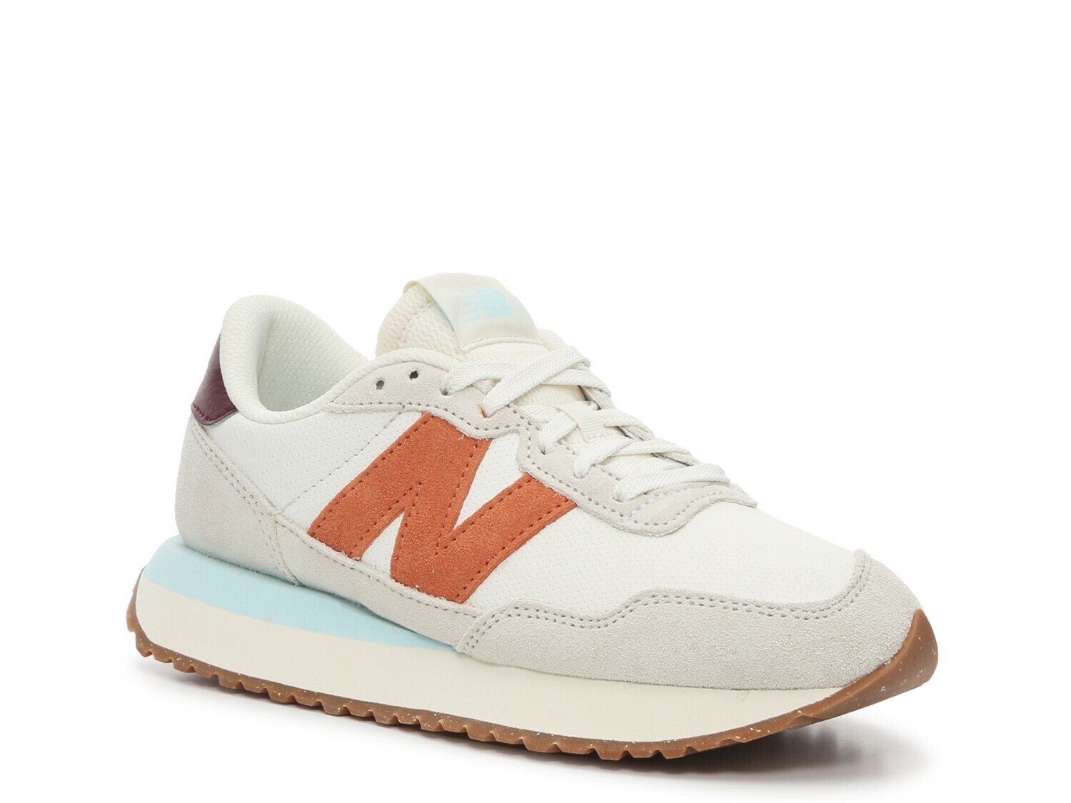 

Кроссовки женские New Balance 237, белый / оранжевый