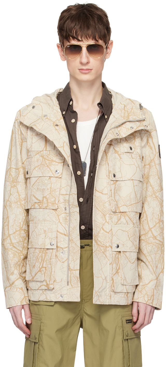 

Бежевая куртка Castmaster Map Belstaff