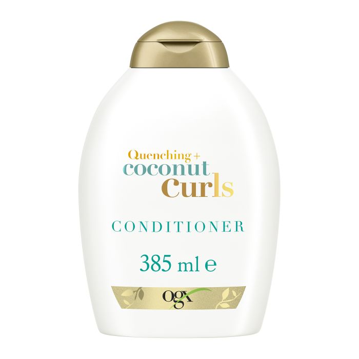 ogx кондиционер nourishing coconut milk для поврежденных волос 385 мл Кондиционер для волос Coconut Curls Acondicionador de Coco para Pelo Rizado y Ondulado Ogx, 385 ml