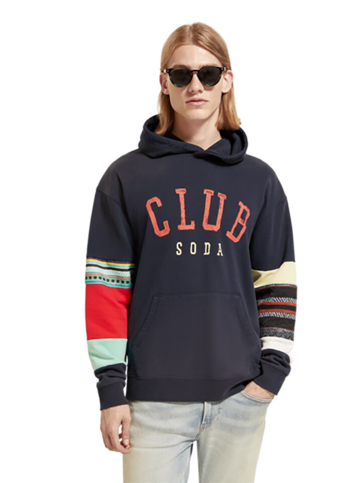 

Толстовка Scotch & Soda Hoodie, темно-синий