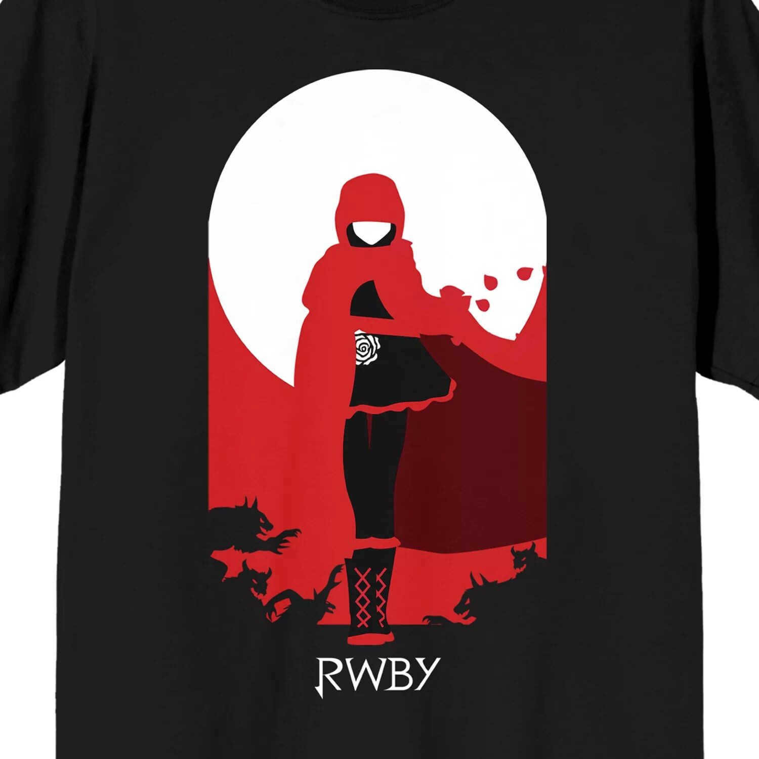 

Мужская рубиновая футболка RWBY Team Licensed Character, Красный