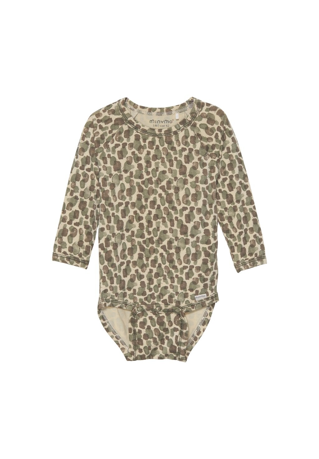 

Боди LS AOP Minymo, цвет deep lichen green