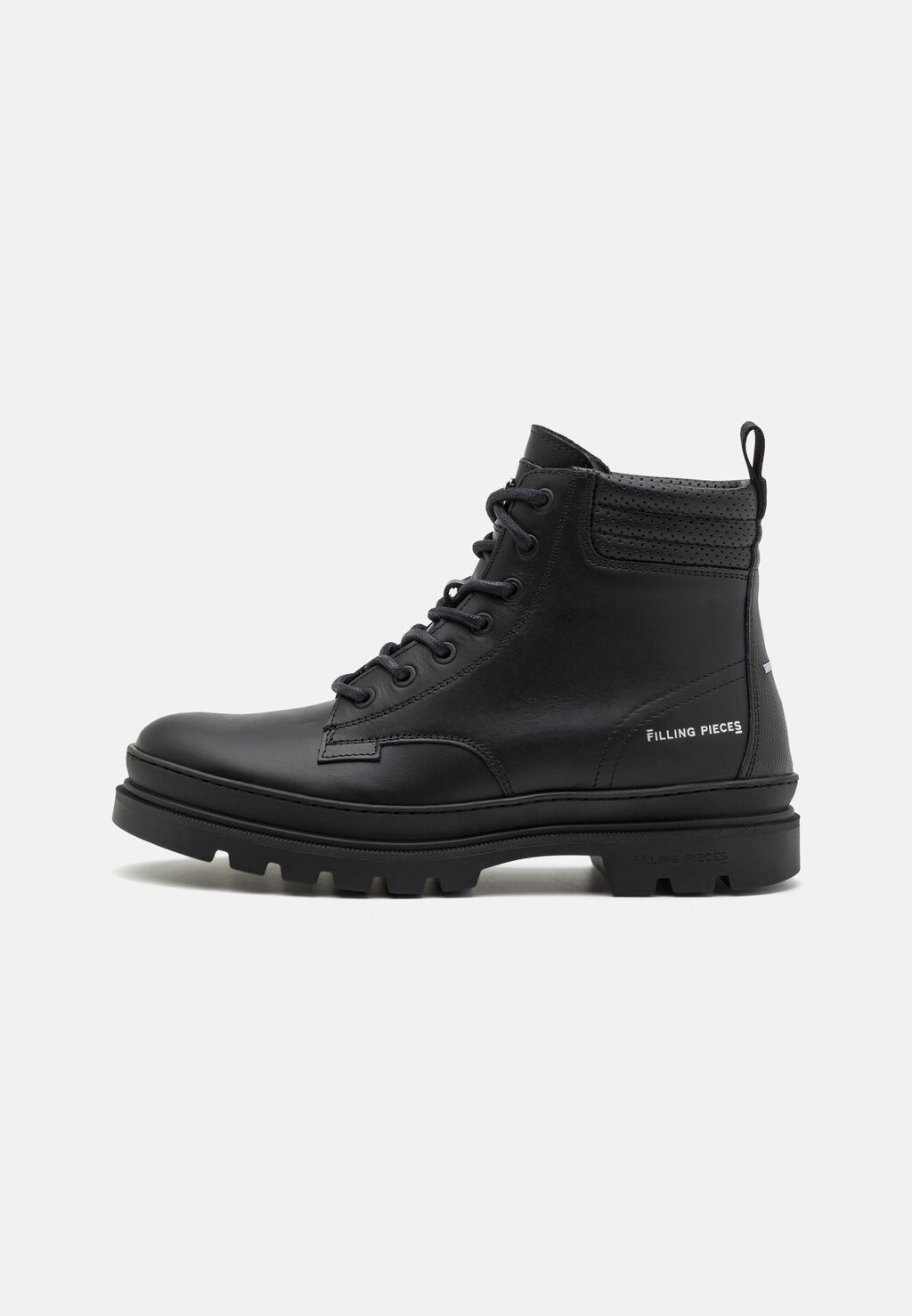 

Ботильоны на шнуровке Filling Pieces JOSH BOOT UNISEX, черный