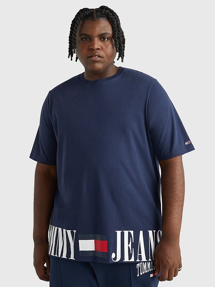 

Футболка с логотипом Big and Tall Retro Tommy Jeans