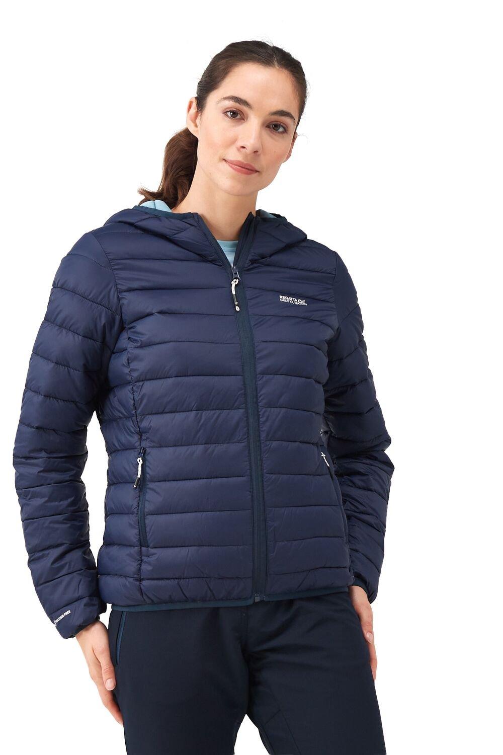 Утепленная прогулочная куртка с перегородками и капюшоном Marizion Regatta, синий