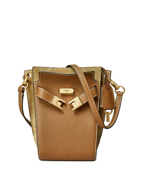 

Маленькая сумка-ведро Lee Radziwill Tory Burch, цвет Tan/Beige