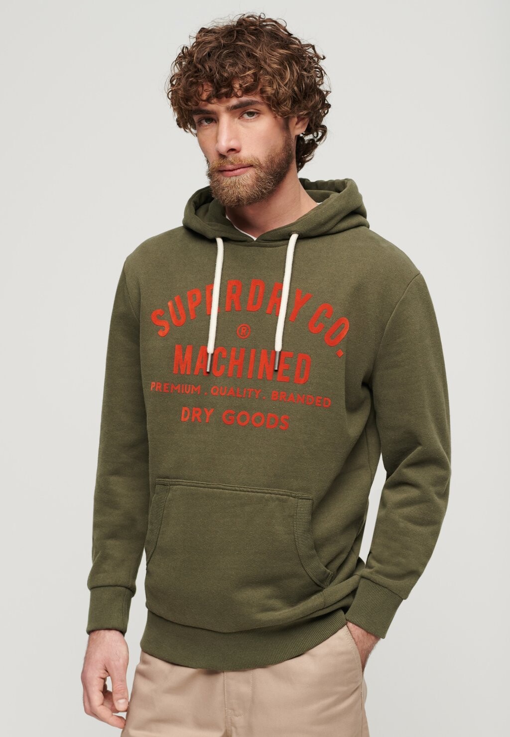 

Толстовка WORKWEAR FLOCK GRAPHIC Superdry, зеленый