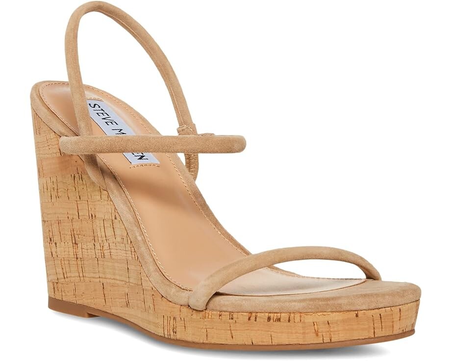 

Туфли Steve Madden Udell Wedge Sandal, цвет Tan Suede
