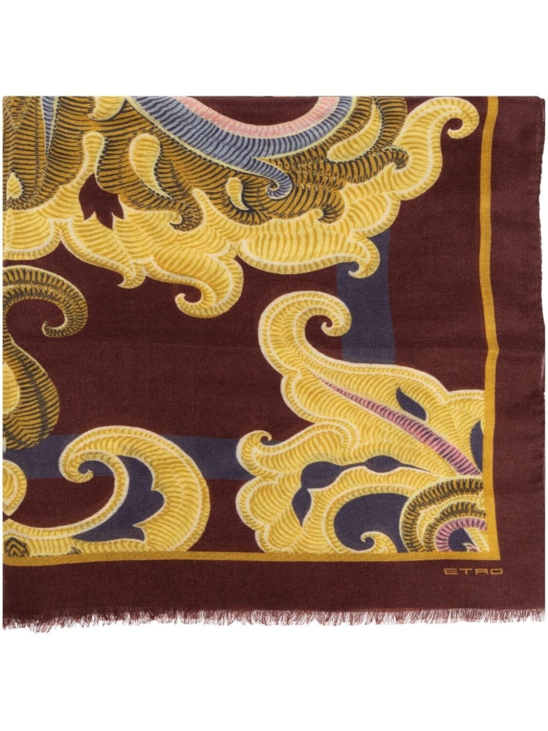 

Шарф с узором пейсли ETRO, красный